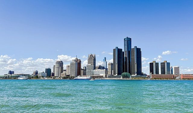 Detroit, Michigan skyline